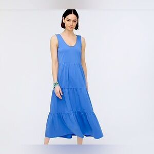 J Crew tiered maxi dress, periwinkle blue size XXS